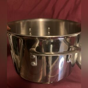 ✨⚡️💥CALPHALON Classic Stainless Steel 6 Qt Stockpot with Lid Cover